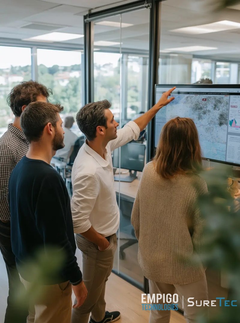 Dynamic team collaborating on solutions, showcasing 24/7 Emergency Support tailored for growing businesses.